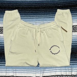 Happiness sweatpants size large mint green